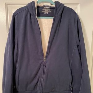 LL Bean Fleece Hooded Sweatshirt